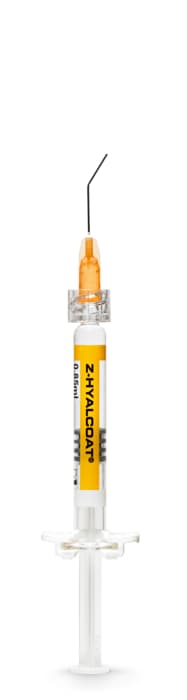 Z-HYALCOAT 1ml product image COMBIVISC OVD syringe (med-large)